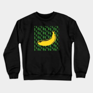 Banana Pattern Crewneck Sweatshirt